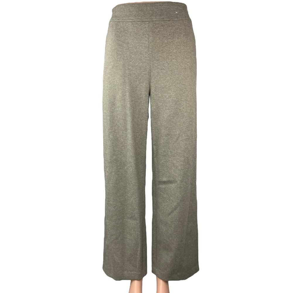 Uniqlo Women's Gray Wide Leg High Waist Pockets Baggy Sweater Sweat Pants XS